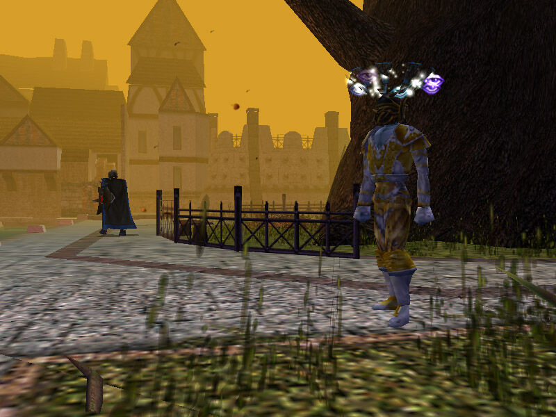 The streets of Dor Maeglin city in golden light